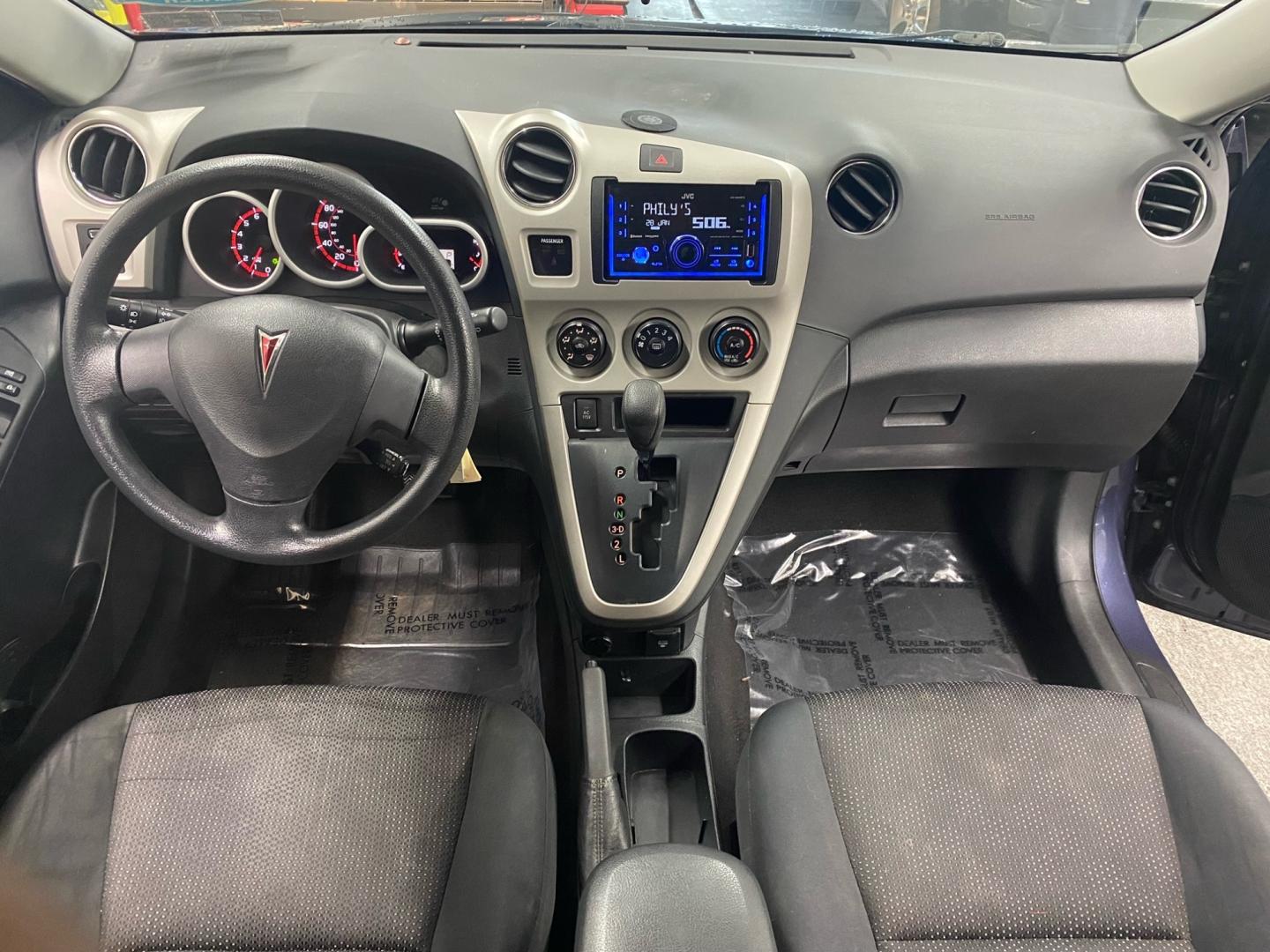 2009 BLUE /black Pontiac Vibe AWD (5Y2SM67059Z) with an 2.4L L4 DOHC 16V engine, 4-Speed Automatic Overdrive transmission, located at 533 S West End Blvd., Quakertown, PA, 18951, (877) 257-4995, 40.343994, -75.303604 - Photo#6